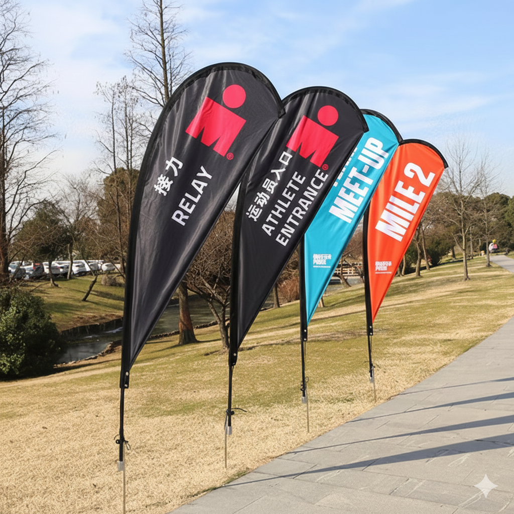 Custom Teardrop Flag | Flag Banner | Feather Teardrop Flag By Aryanil.in