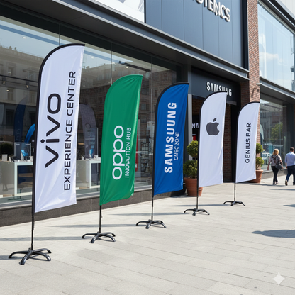 Promotional Feather Flag | Customizable | High Quality